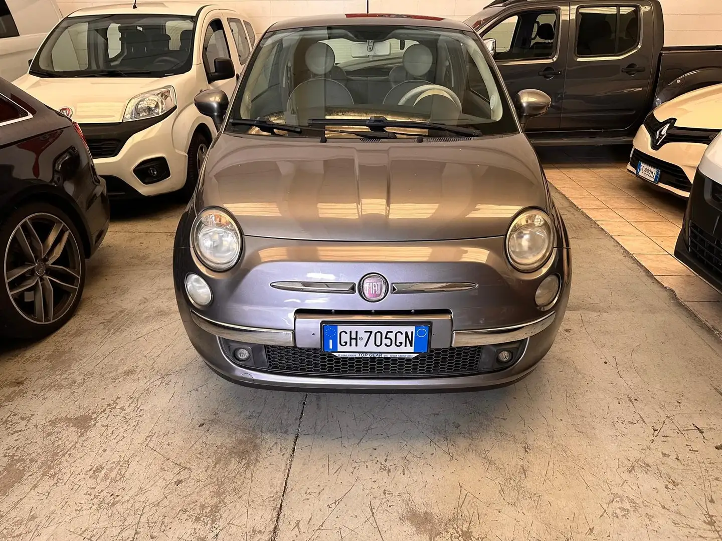 Fiat 500 500 1.2 TETTO PANORAMICO !! Gris - 2