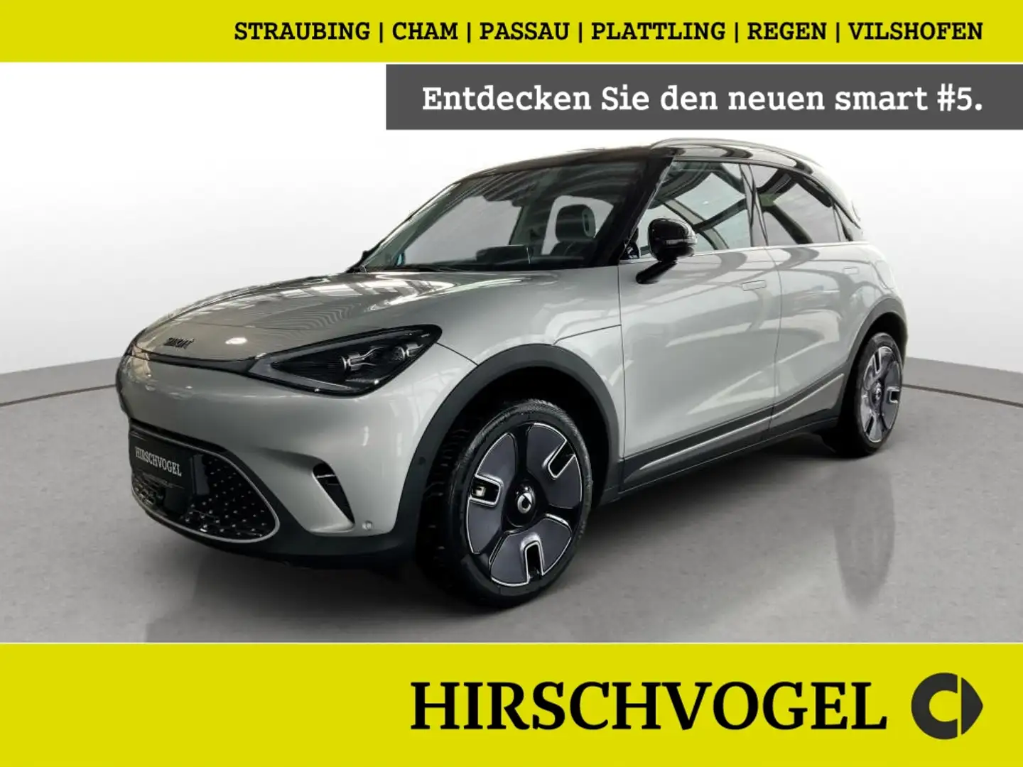 smart #1 Premium Pano+Standhzg+Navi+LED+360°-K+PDC+SHZ Argent - 1