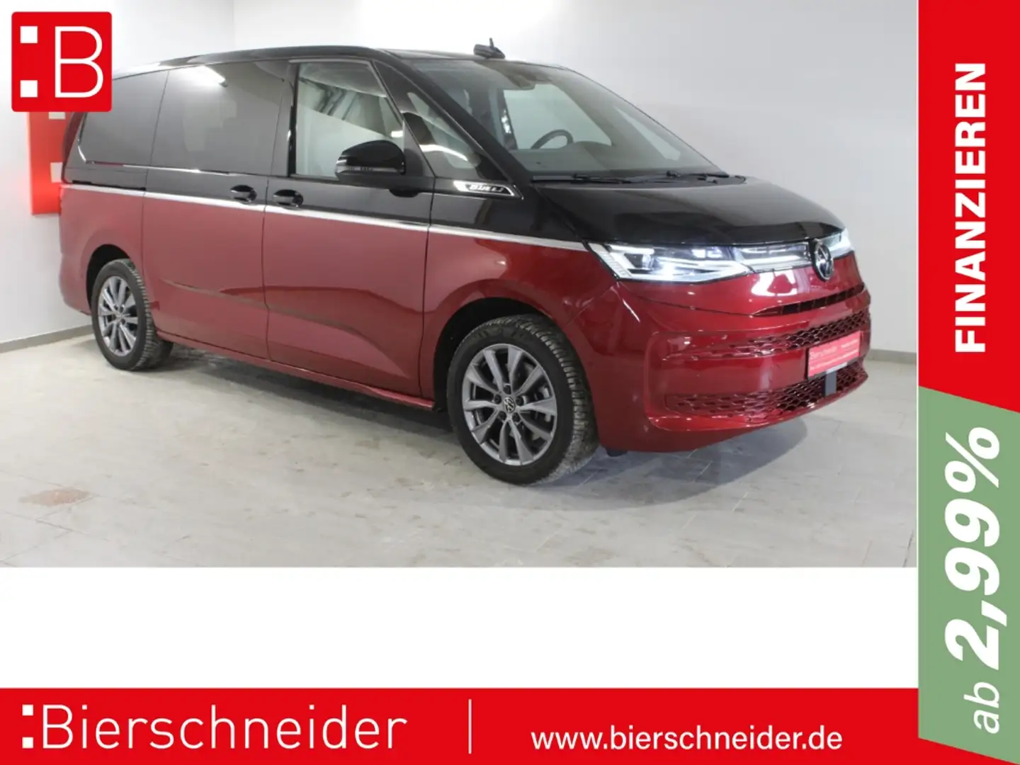 Volkswagen T7 Multivan 2.0 TSI DSG Style LU 18 AHK PANO H/K Rot - 1