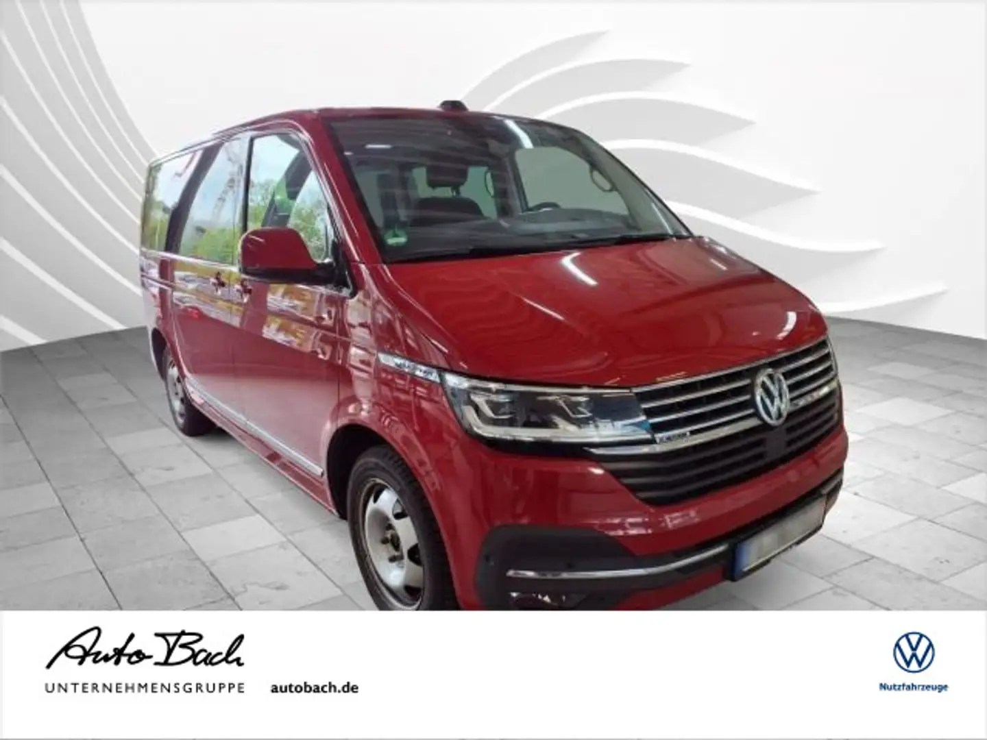 Volkswagen T6.1 Multivan 2.0 TDI DSG Highline, 4Motion, AHK Rot - 1