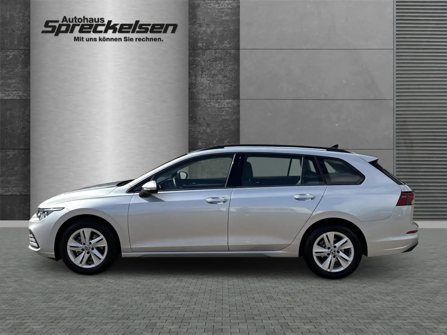 Volkswagen Golf VIII Variant 1.5 eTSI Life++Aut.++AHK++LED++ACC++ Plateado - 2
