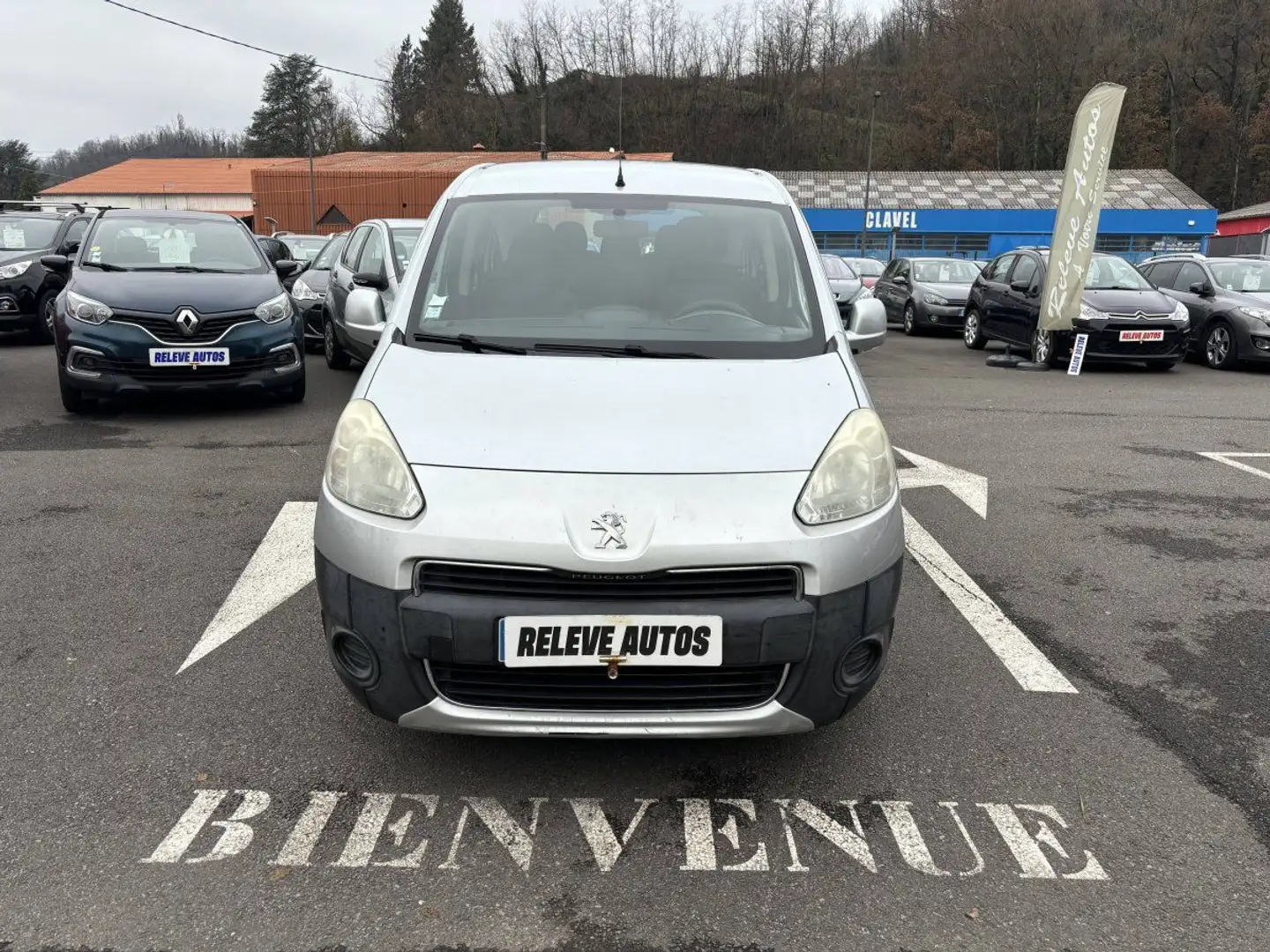 Peugeot Partner 1.6 HDi92 FAP Active 7 places Gris - 1