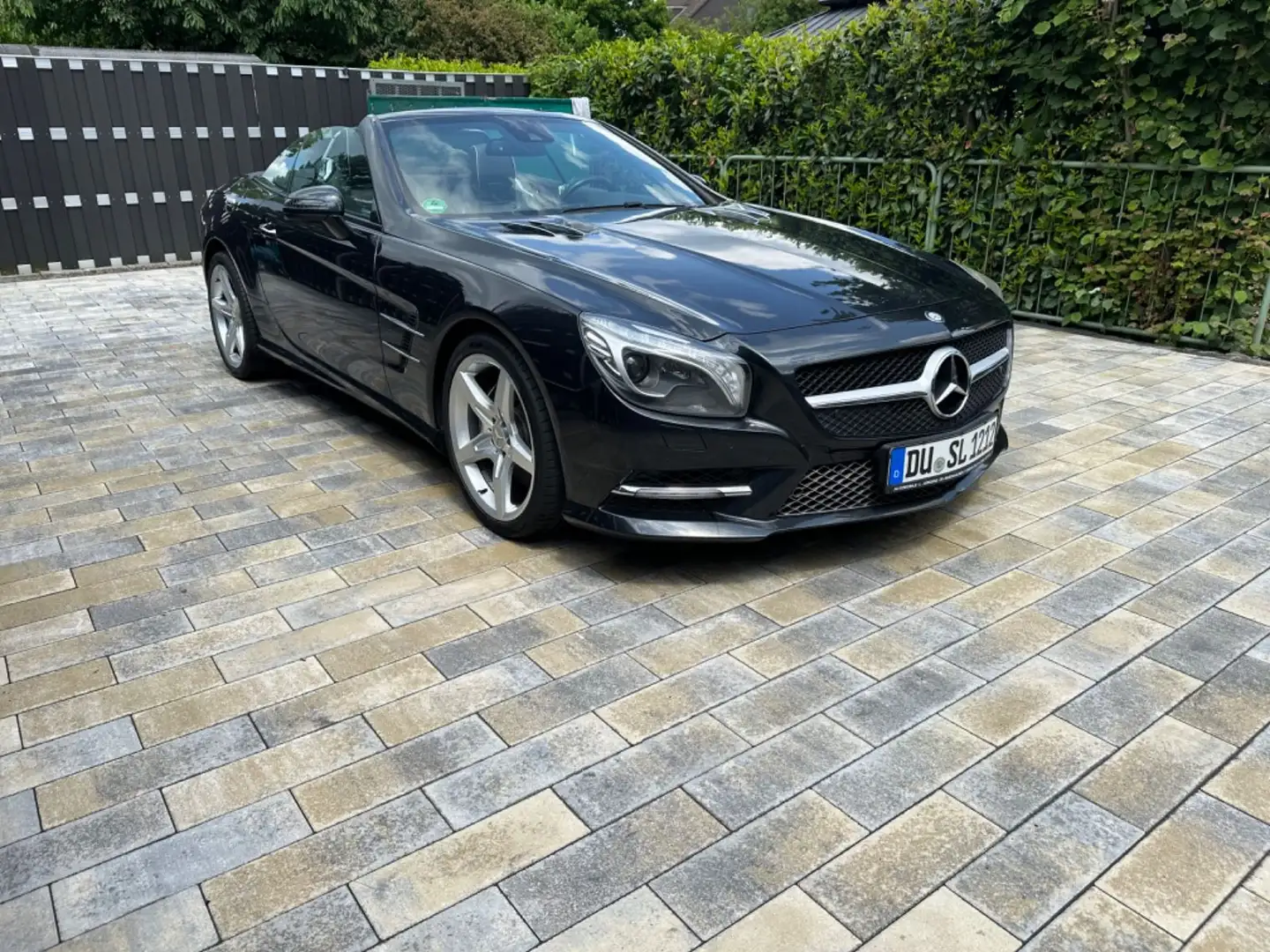 Mercedes-Benz SL 350 -AMG PAKET-PANORAMA DACH-FAHRWERK.HYDRAULI Černá - 2