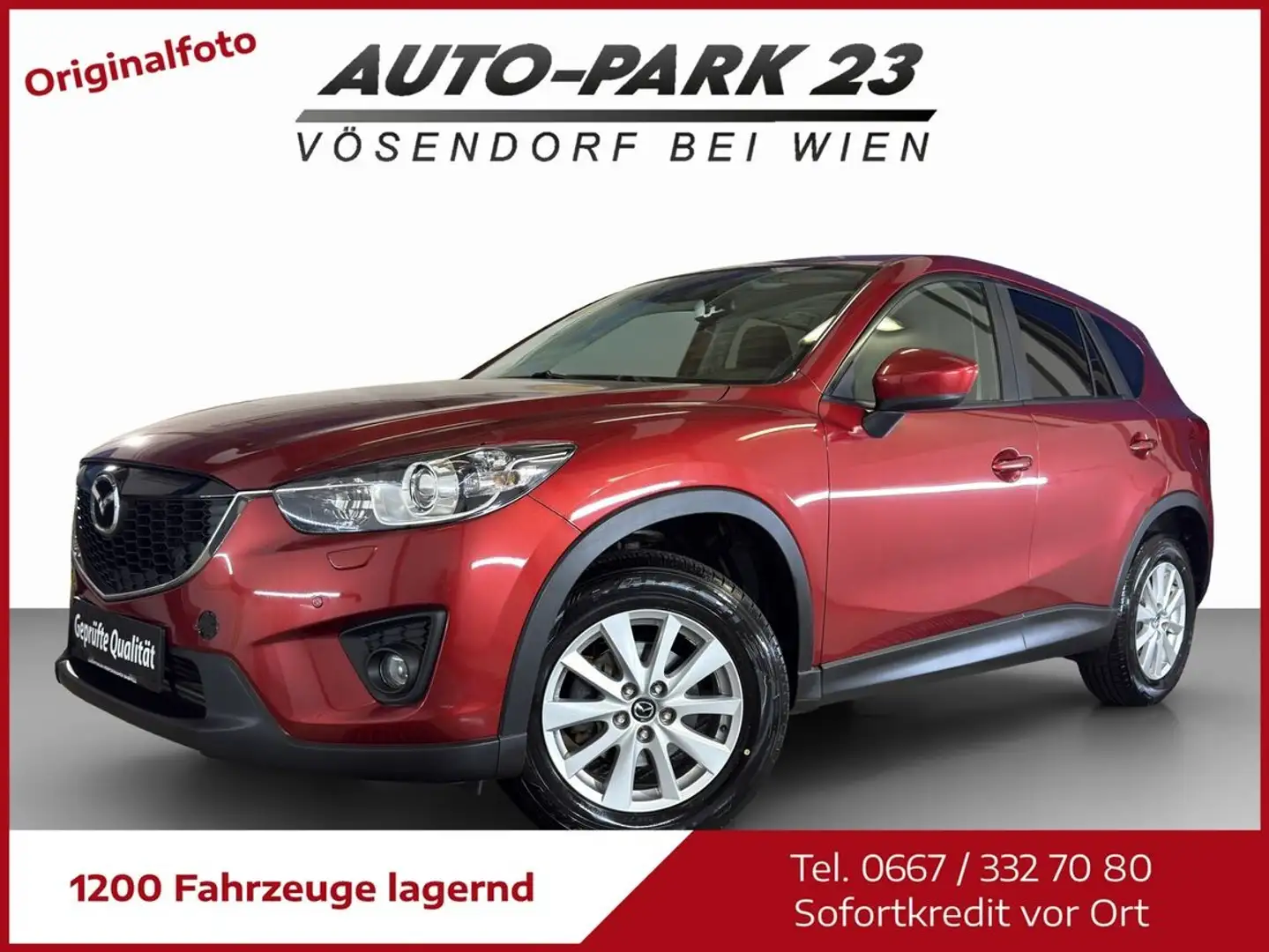 Mazda CX-5 2,2 D AWD Attraction*NAVI*MIT GARANTIE**MOD2013 Rot - 1