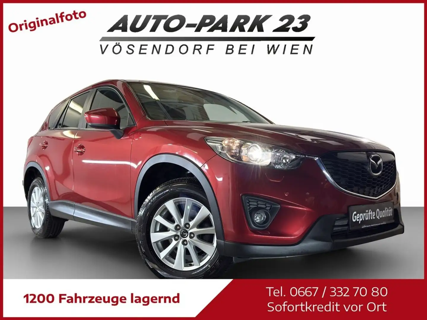 Mazda CX-5 CX5 2,2 D AWD Attraction*NAVI*GARANTIE*MOD2013 Rot - 1