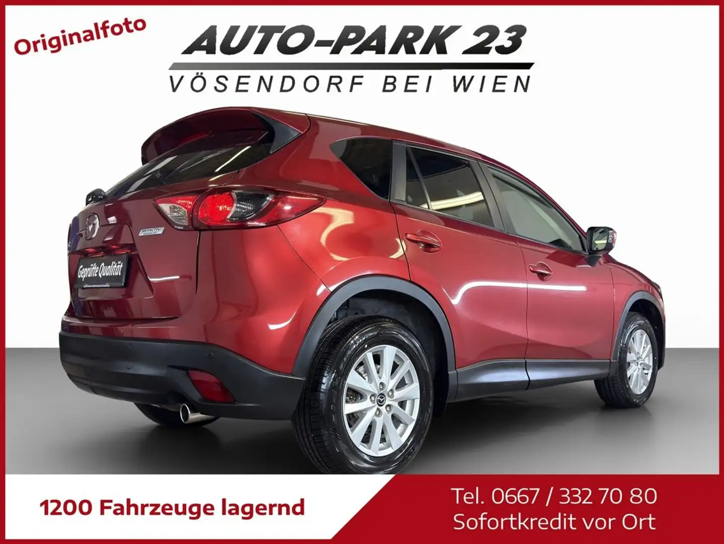 Mazda CX-5 2,2 D AWD Attraction*NAVI*MIT GARANTIE**MOD2013 Rot - 2