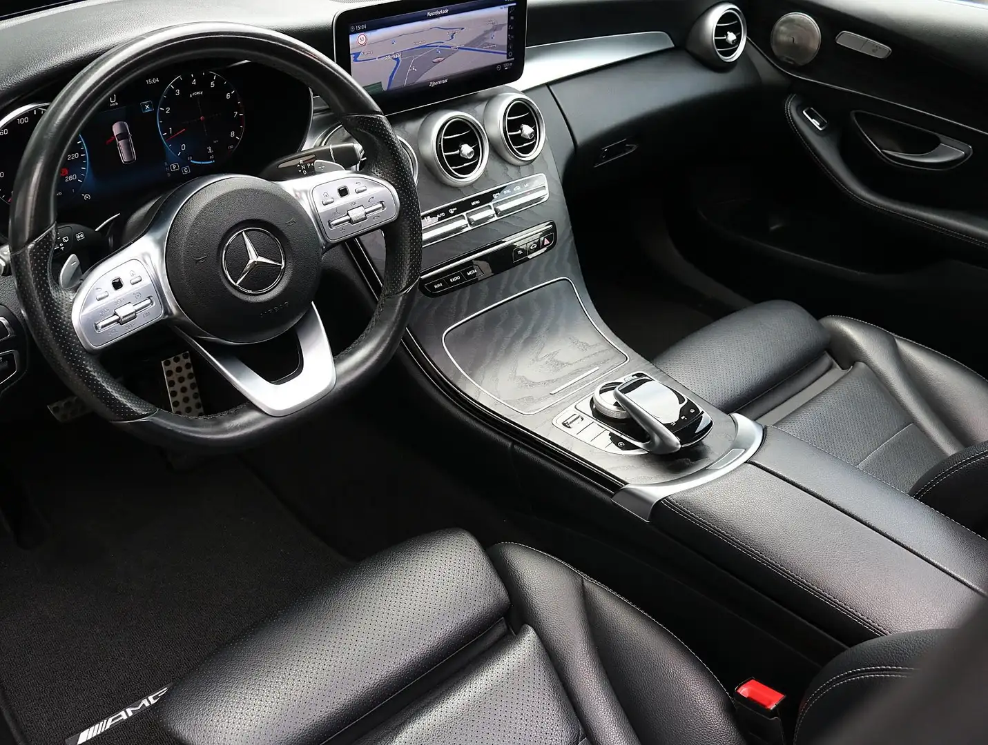 Mercedes-Benz C 200 Estate AMG | Panorama | Trekhaak | Carplay Gris - 2