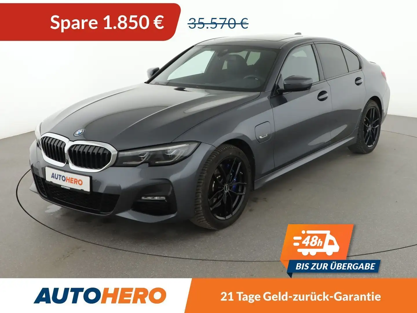 BMW 320 320e M Sport Aut.*NAVI*LASER*TEMPO*360° Grau - 1