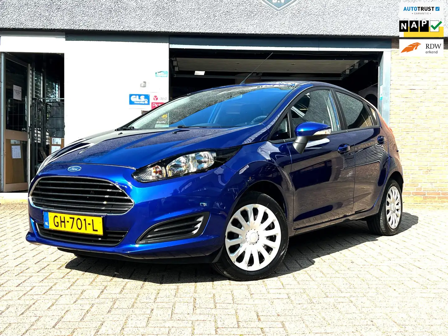 Ford Fiesta 1.0 Style Navi_Airco_ goed onderhouden Blau - 1