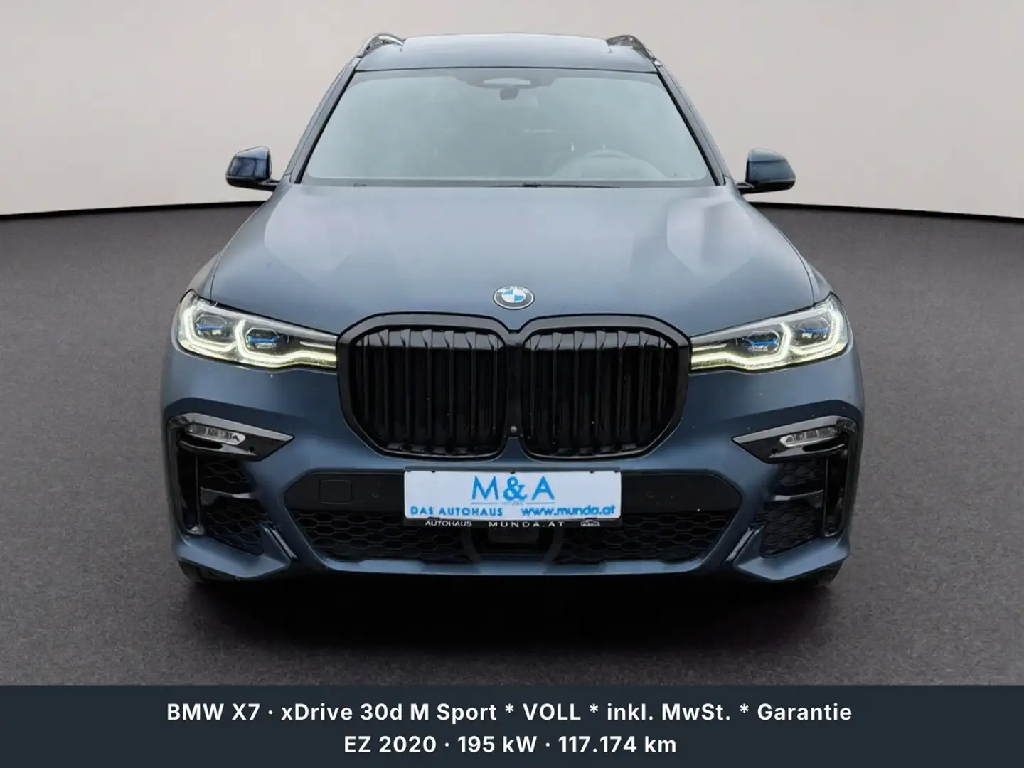 BMW X7 xDrive 30d M Sport * VOLL * inkl. MwSt. * Garantie Blau - 2