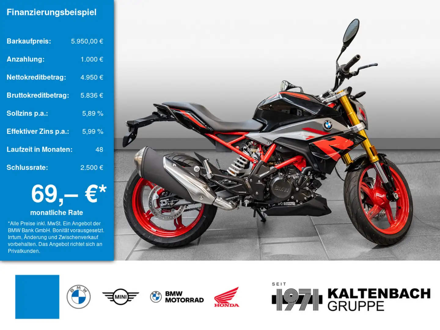 BMW G 310 R LED SCHEINWERFER Gri - 1