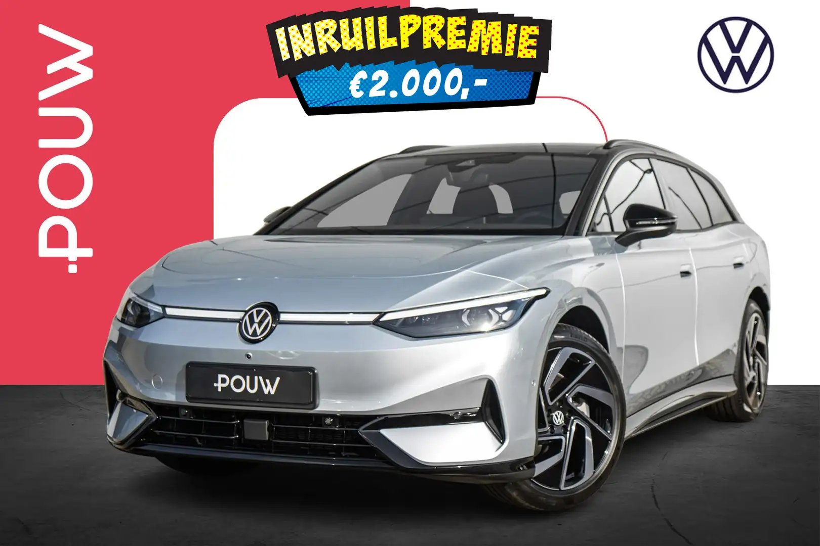 Volkswagen ID.7 Tourer Pro Limited Edition 286pk 77 kWh | Exterieu Argento - 1