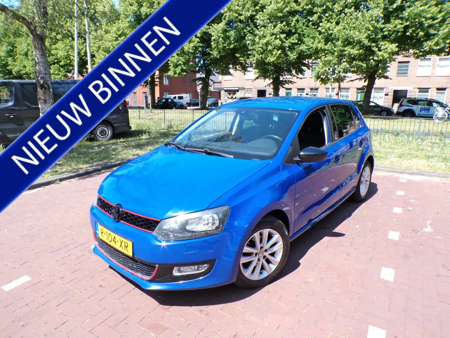 Volkswagen Polo 1.2 TSI Comfortline camera apple carplay.... Blauw - 1