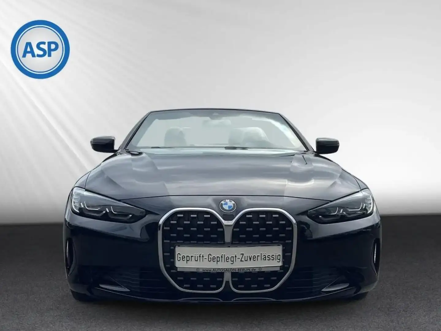 BMW 420 d Cabrio LED NAVI LEDER SHZ PDC RFK KOMFORTZUGANG Schwarz - 2