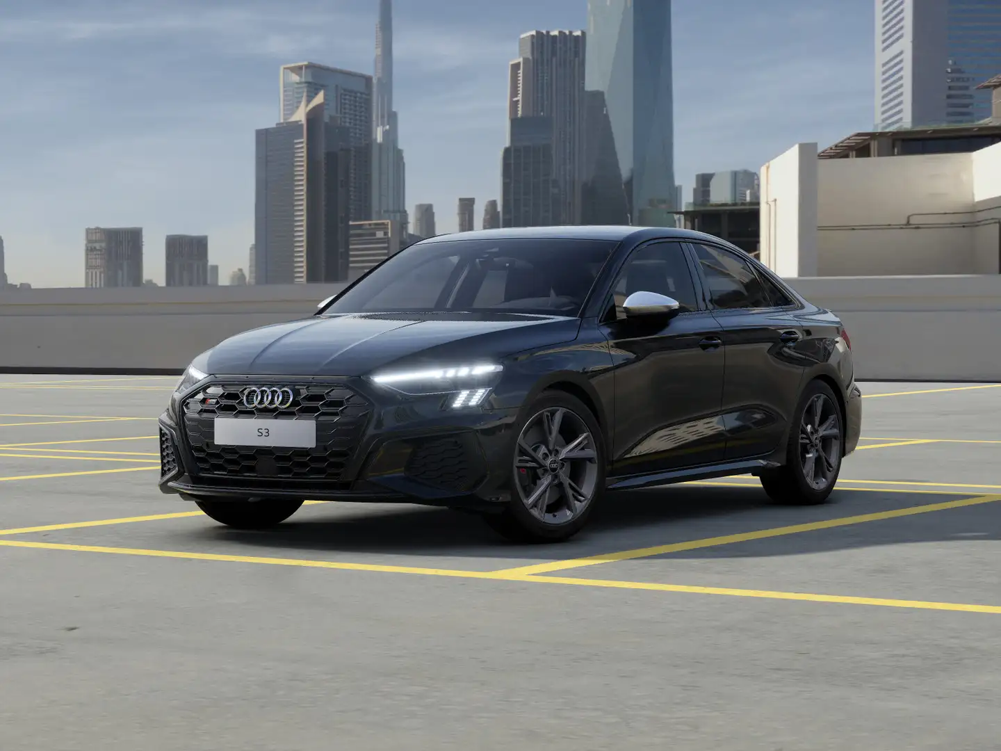Audi S3 TFSI S tronic MatrixLED DAB VC Temp Zwart - 1