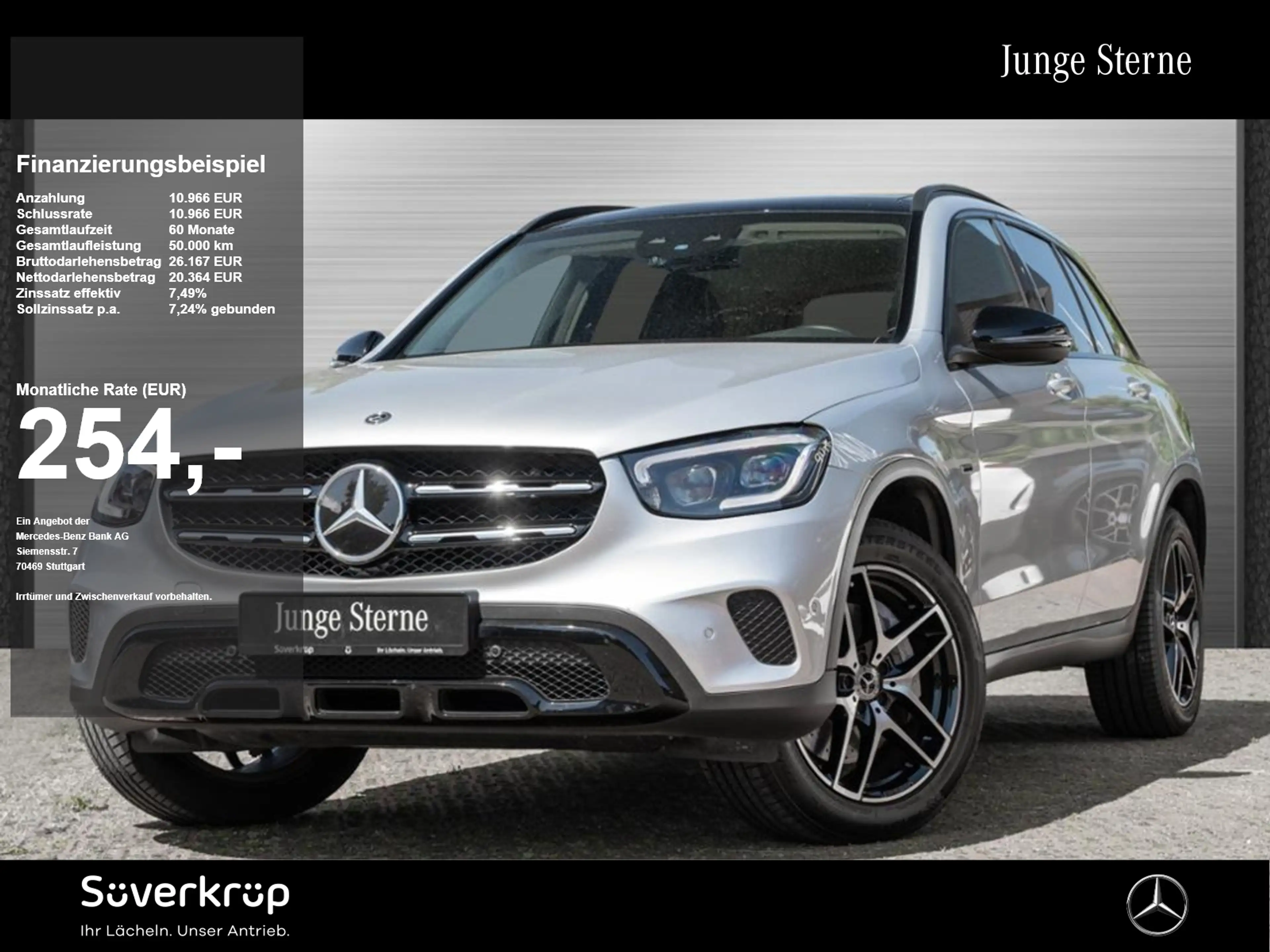 Mercedes-Benz GLC 300 de 4M AMG BURM NIGHT MULTI AHK DISTR PDC
