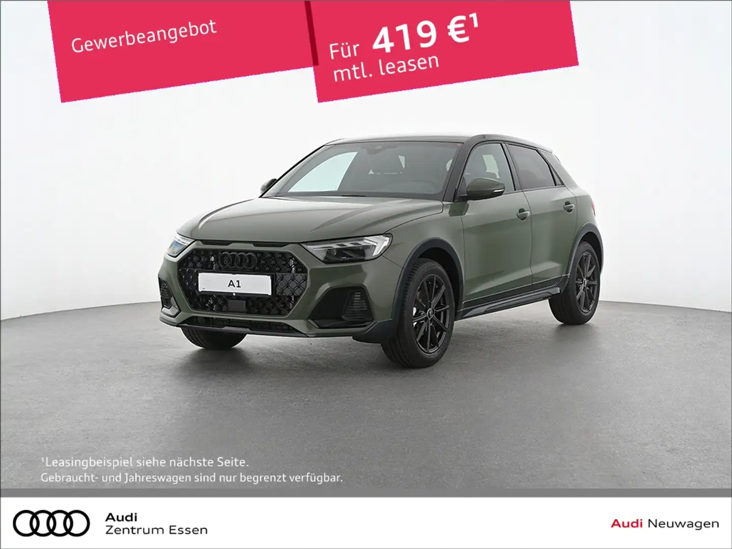 Audi A1 ALLSTREET 35 TFSI S LINE INT. LED NAVI KLIMA Grün - 1