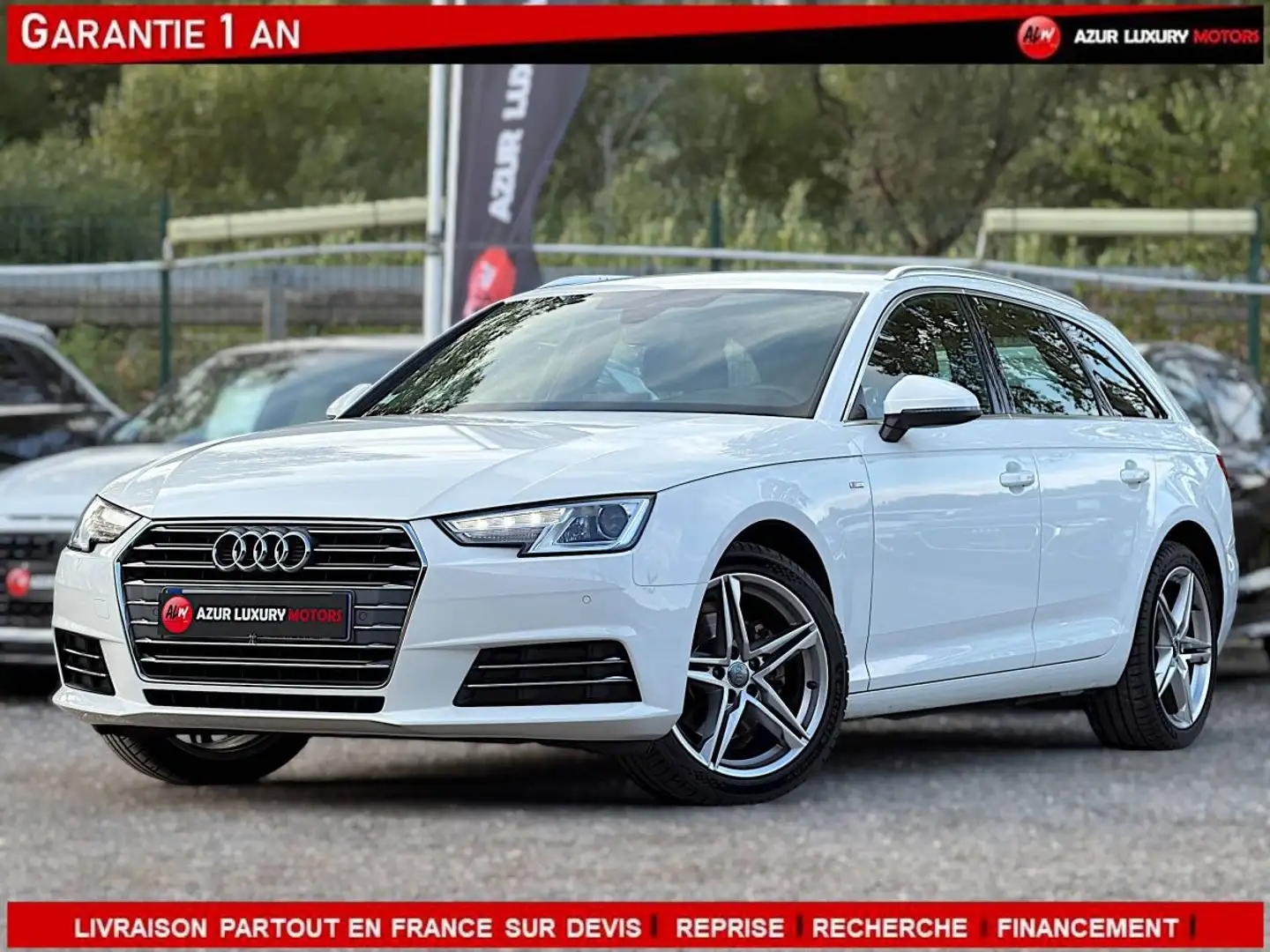 Audi A4 V (B9) 1.4 TFSI 150 S line Blanc - 1