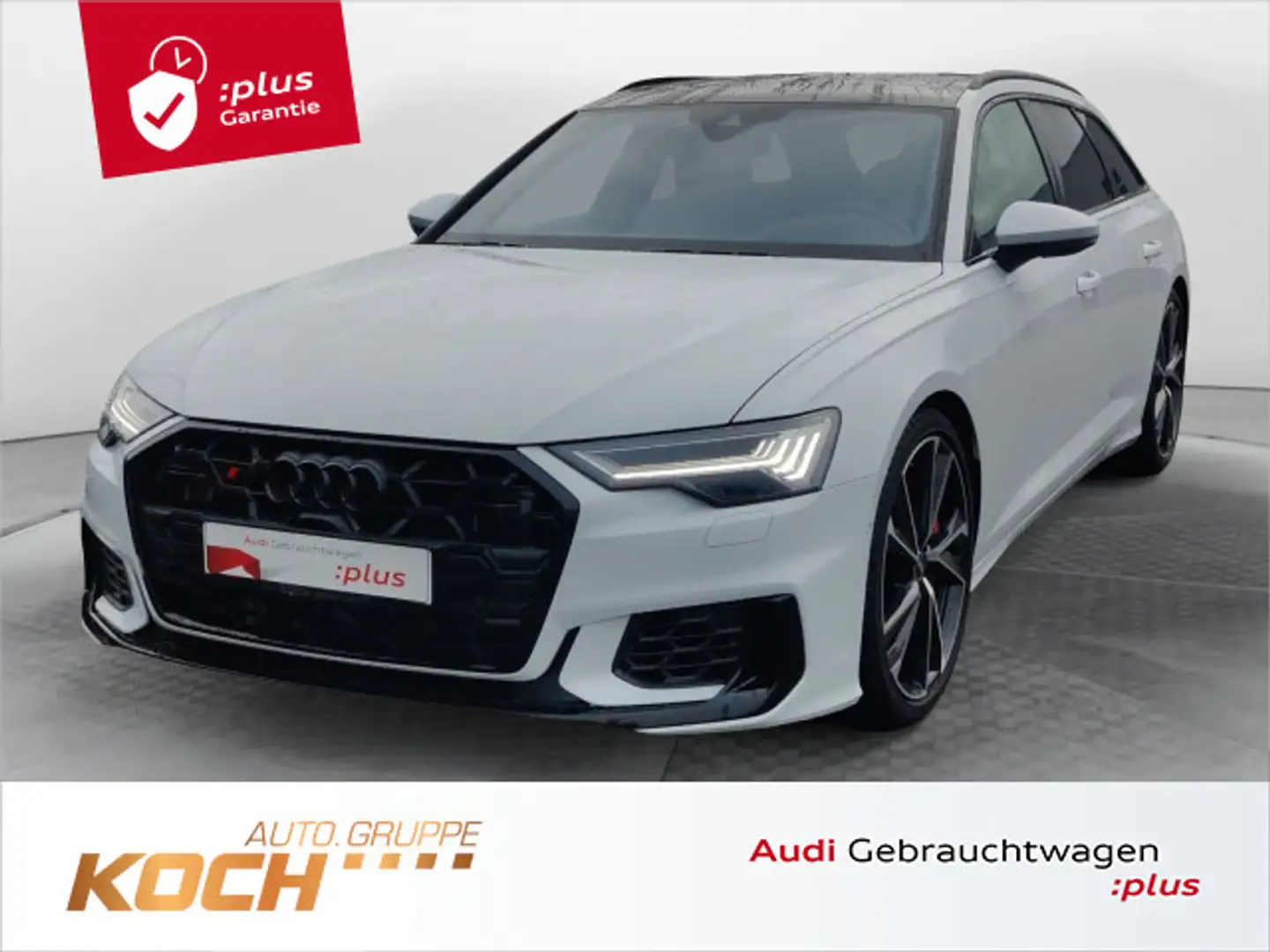 Audi S6 55 TDI q. Tiptr., HD Matrix, Pano, HUD, Weiß - 1