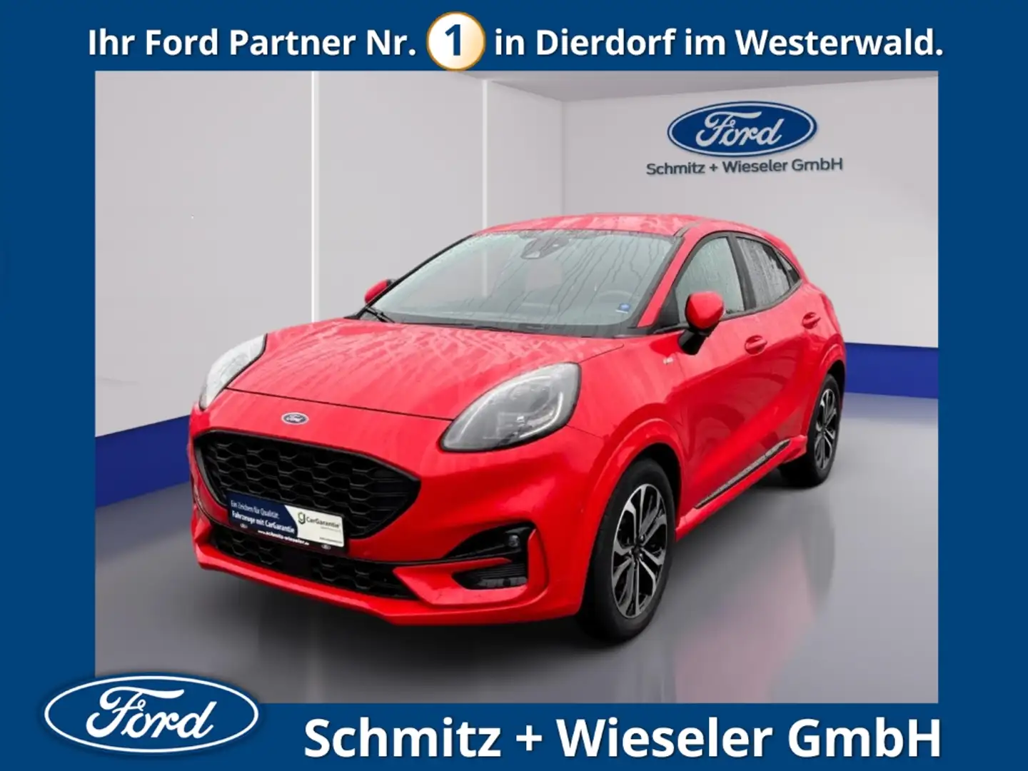 Ford Puma ST-Line 1,0 EcoBoost,ST-Line, Navi,Kamera Roşu - 1