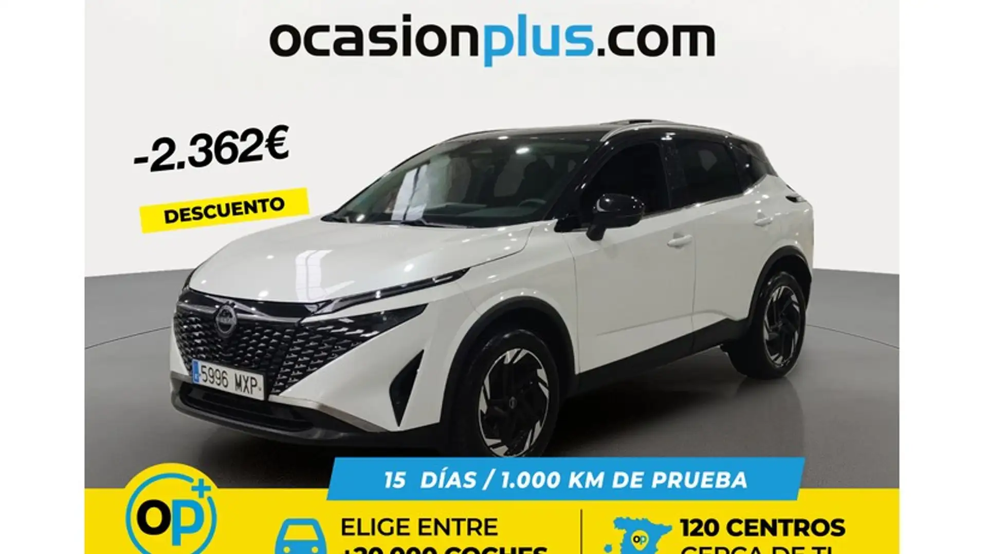 Nissan Qashqai 1.3 DIG-T mHEV 12V N-Connecta 4x2 103kW Weiß - 1