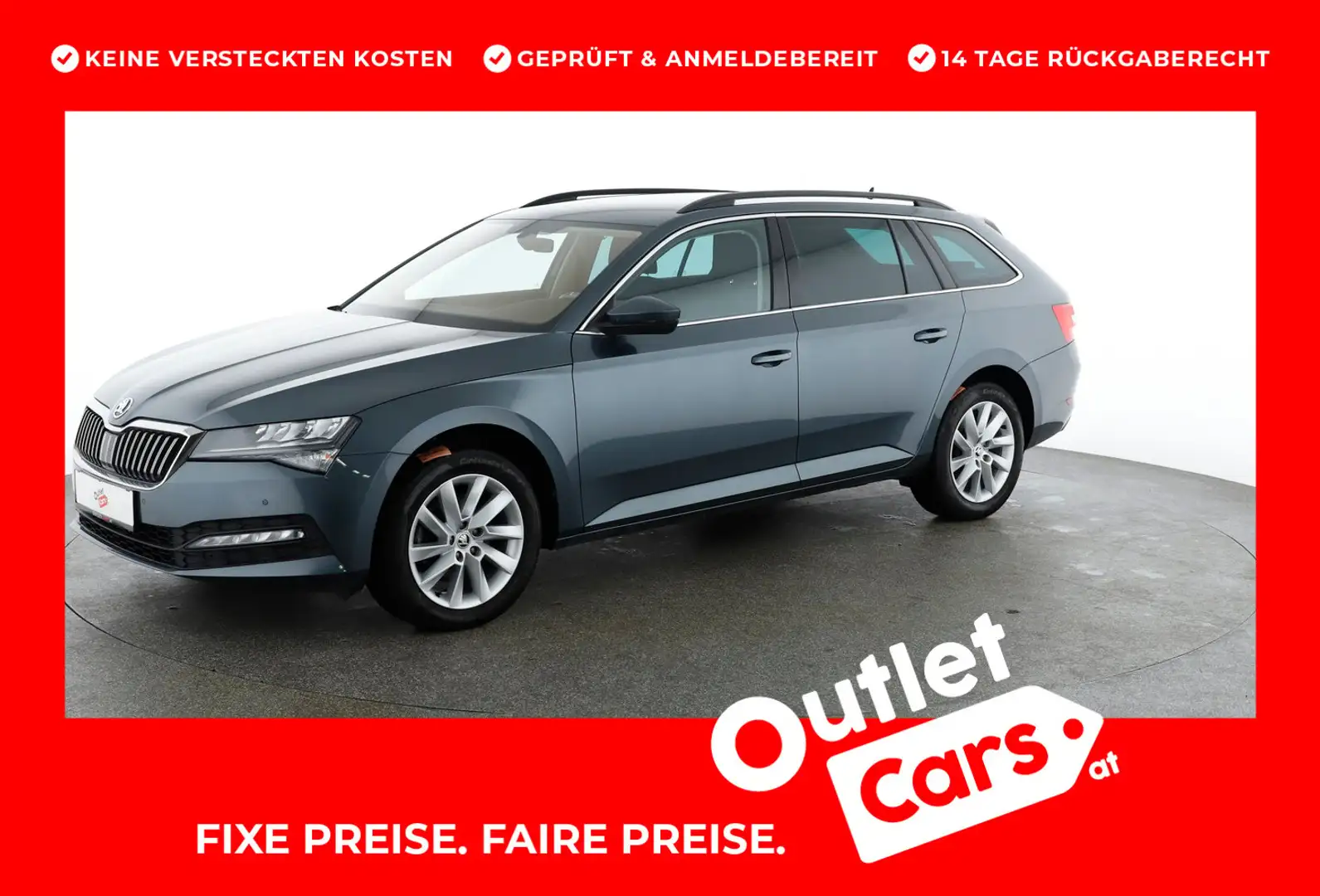 Skoda Superb Škoda Superb Kombi 2,0 TDI 4x4 Ambition DSG Grau - 1