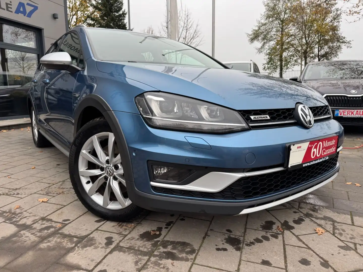Volkswagen Golf VII Alltrack Variant 4Motion *LEDER/STHZ* Blau - 1