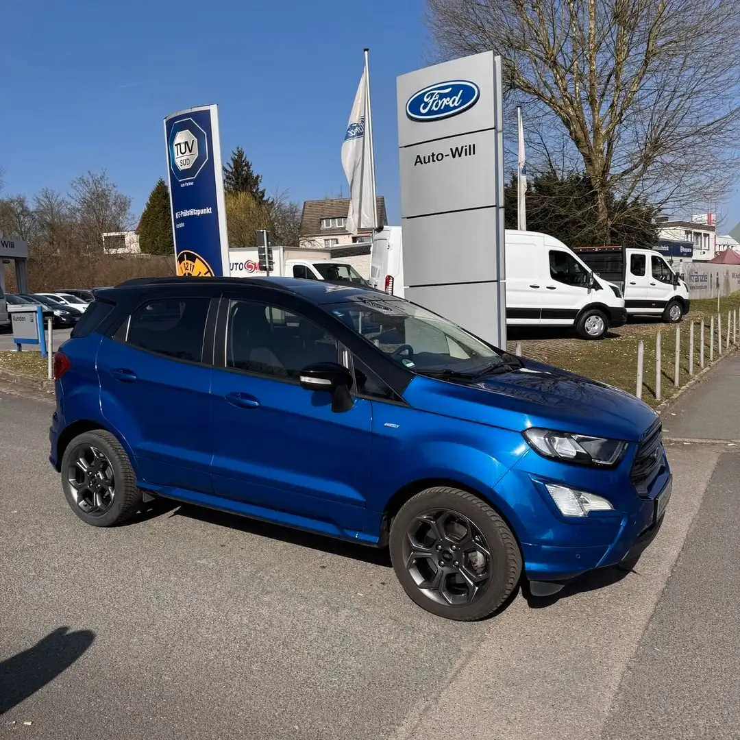 Ford EcoSport ST-Line*140PS*SCHIEBEDACH*B&O*GARANTIE* Blau - 1