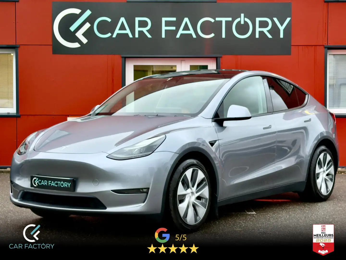 Tesla Model Y Grande Autonomie Dual Motor Autopilot amélioré Attelage Garantie 2031 Gris - 1