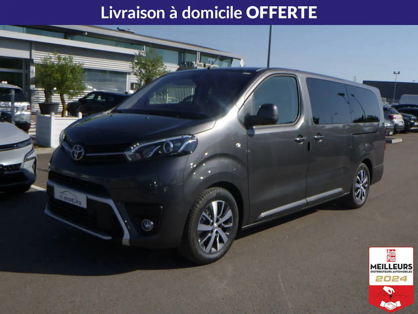 Toyota Proace Long Lounge 180 D-4D BVA8 Gris - 1