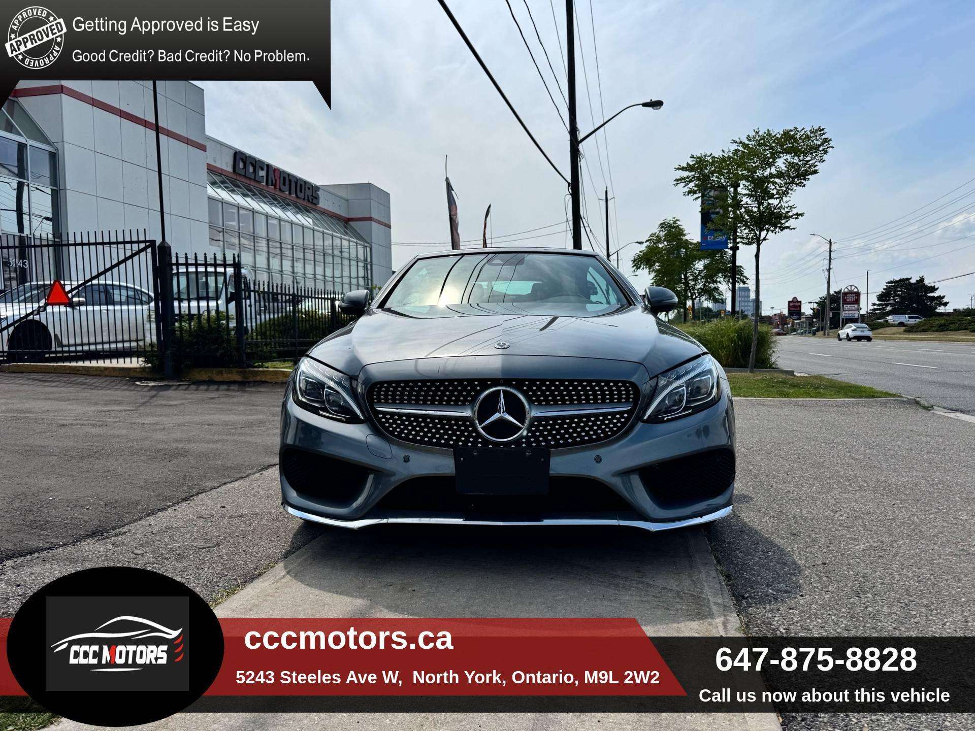 2017 Mercedes-Benz C-Class C 300 4MATIC Cabriolet AMG TWO SET OF TIRE WITH RI — снимка 1