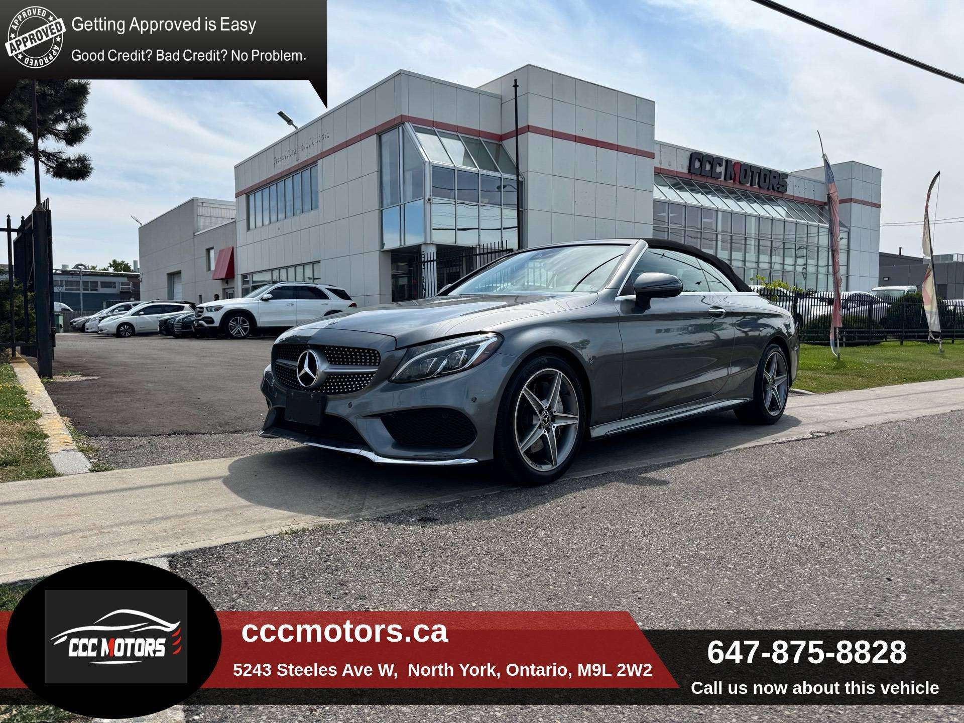 2017 Mercedes-Benz C-Class C 300 4MATIC Cabriolet AMG TWO SET OF TIRE WITH RI