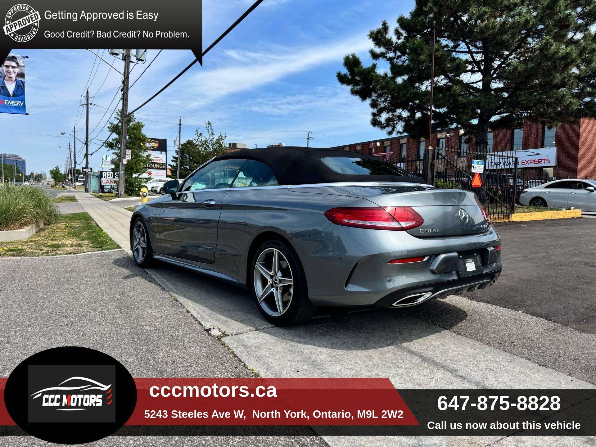 2017 Mercedes-Benz C-Class C 300 4MATIC Cabriolet AMG TWO SET OF TIRE WITH RI — снимка 1