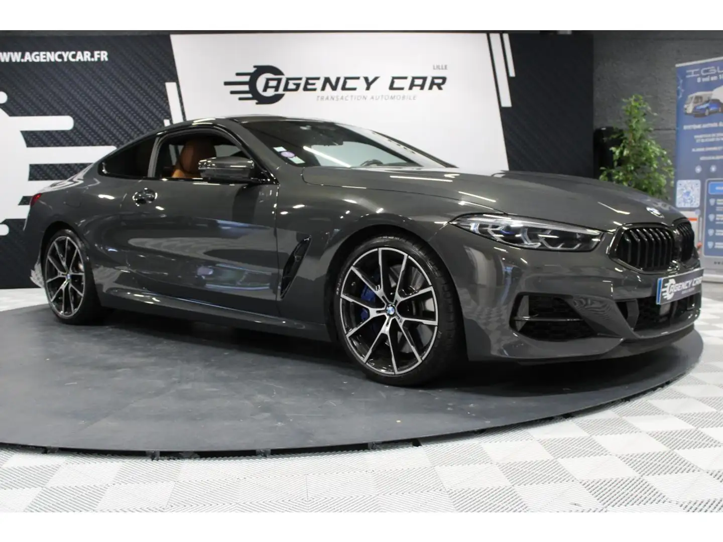 BMW 850 M850i xDrive Coupé BVA M Performance Pack Carbone Laser Gris - 2