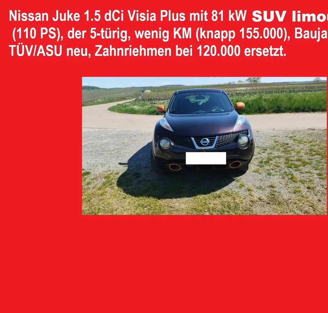 Nissan Juke Juke 1.5 dCi Visia Plus Brun - 1