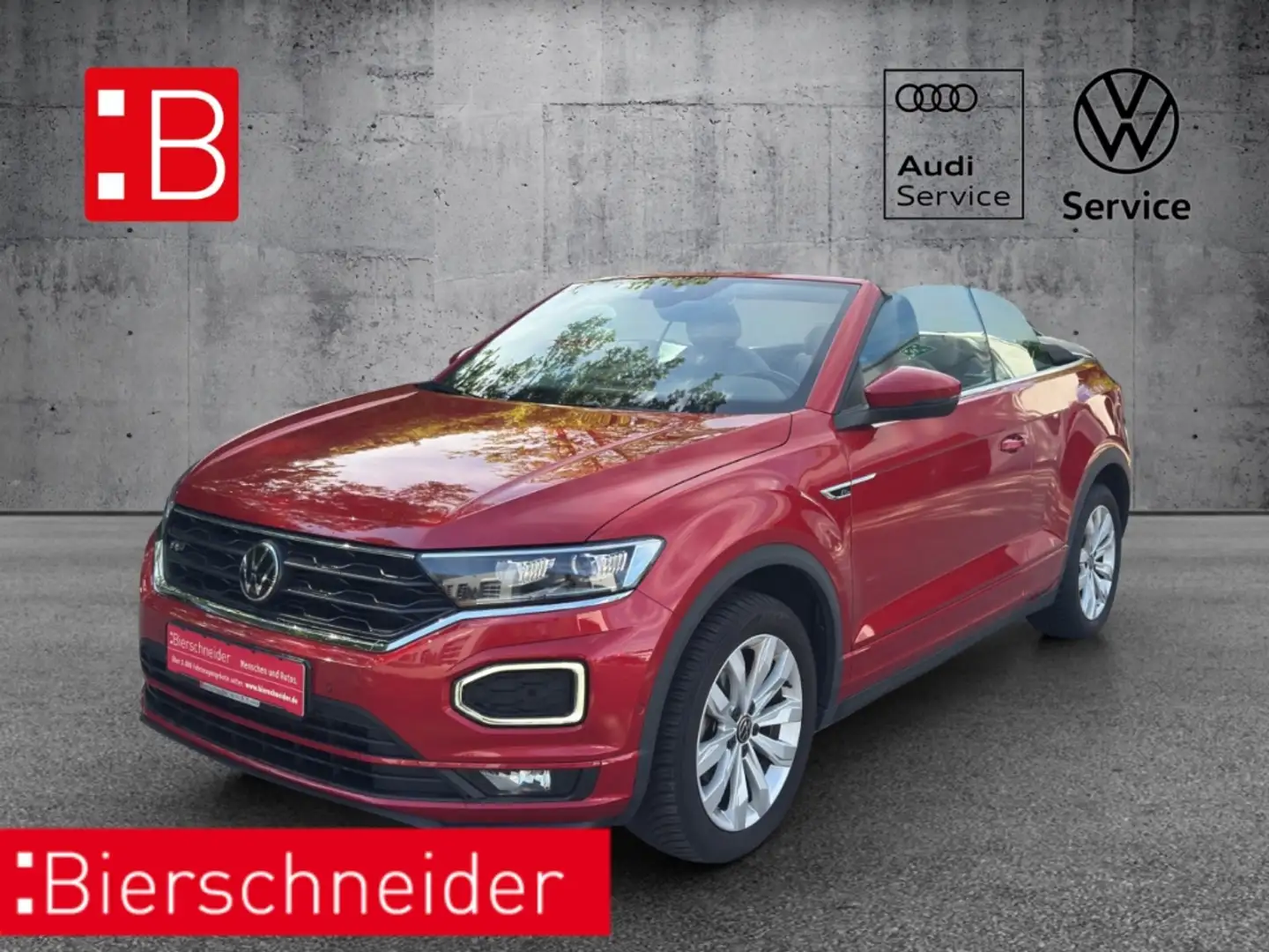 Volkswagen T-Roc Cabriolet 1.5 TSI R-Line DIGITAL COCKPIT AHK NAVI Rot - 1