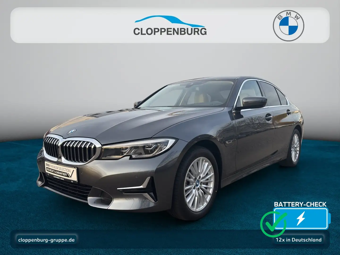 BMW 330 e Limousine Luxury Line Head-Up+Navi+360°+SHZ Gris - 1