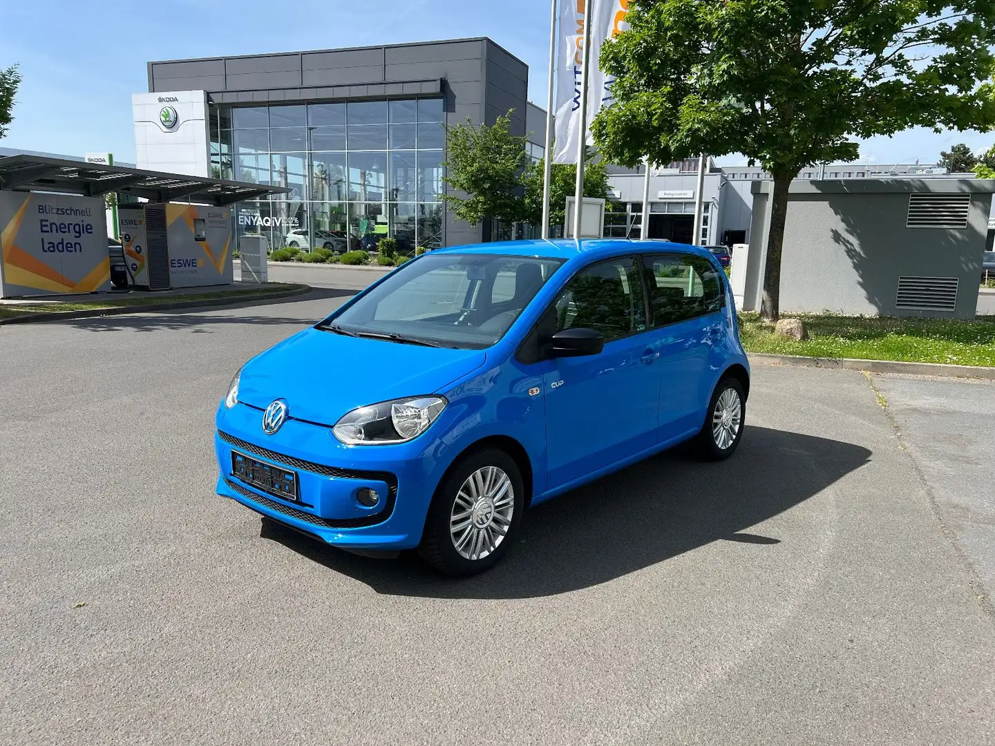 Volkswagen up! 1.0  cup up!*Klima*Navi*eFH*SzHz*5-Tür* Bleu - 1
