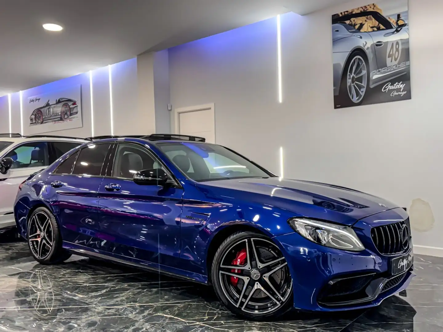 Mercedes-Benz C 63 AMG 7G Plus Azul - 2