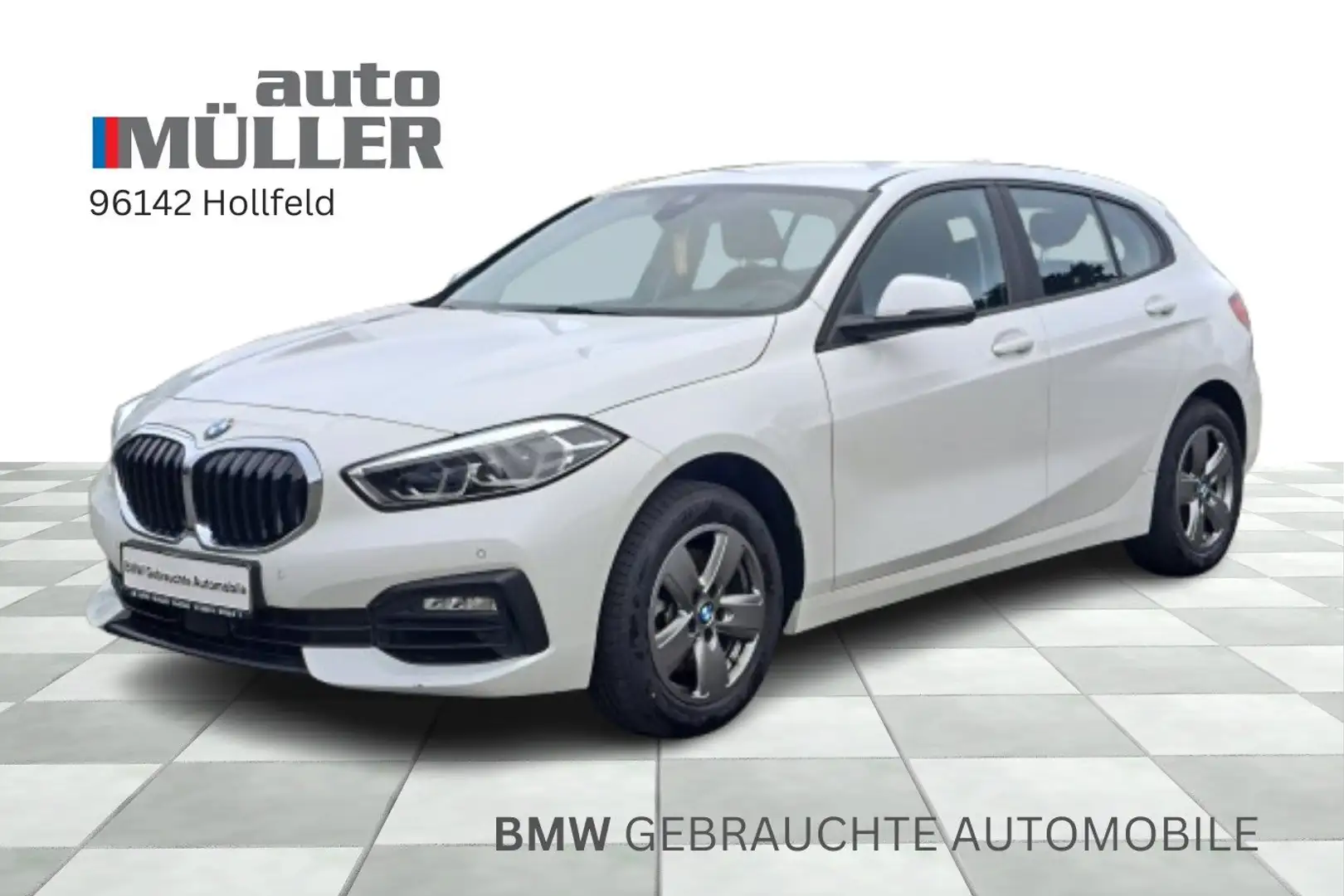 BMW 116 i Advantage DAB LED WLAN Tempomat Klimaaut. Blanc - 1