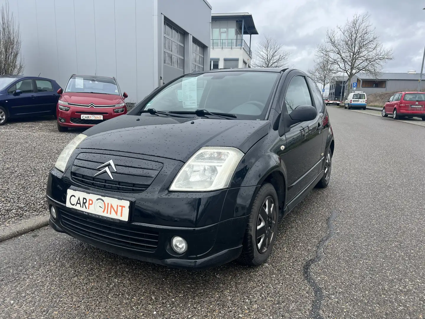 Citroen C2 *1,4 Benzin*VTR*Klima*TÜV9/27*Servo*ZV*AHK* Negro - 1