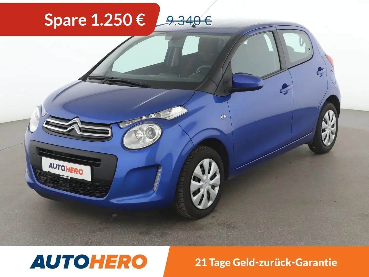 Citroen C1 1.0 VTi Feel*KLIMA*GARANTIE* Blau - 1