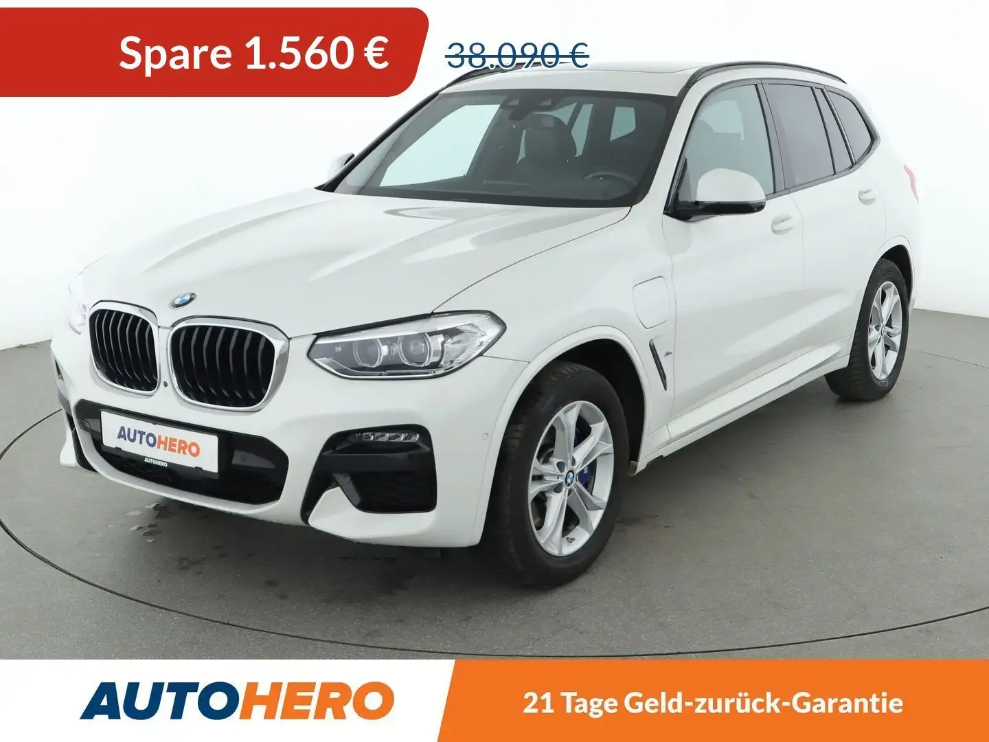 BMW X3 xDrive 30e M Sport Aut.*NAVI*LED*HUD*H&K*360° Weiß - 1