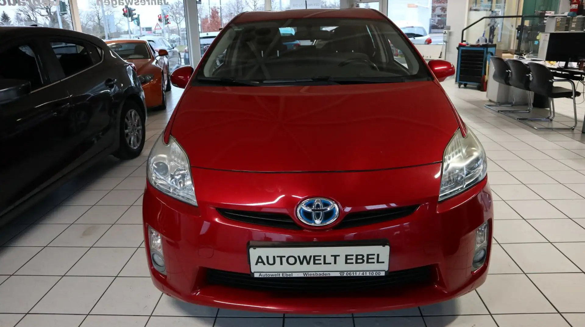 Toyota Prius Life *1.Hand*PDC*Scheckheft-gepflegt* Rot - 2