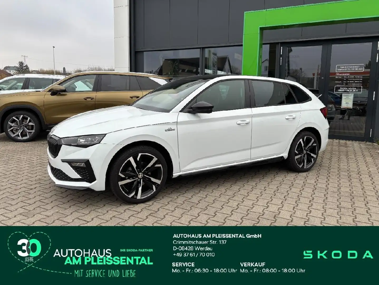 Skoda Scala Scala 1.5 TSI Monte Carlo Navi*Pano*Kamera*AHK Blanc - 1