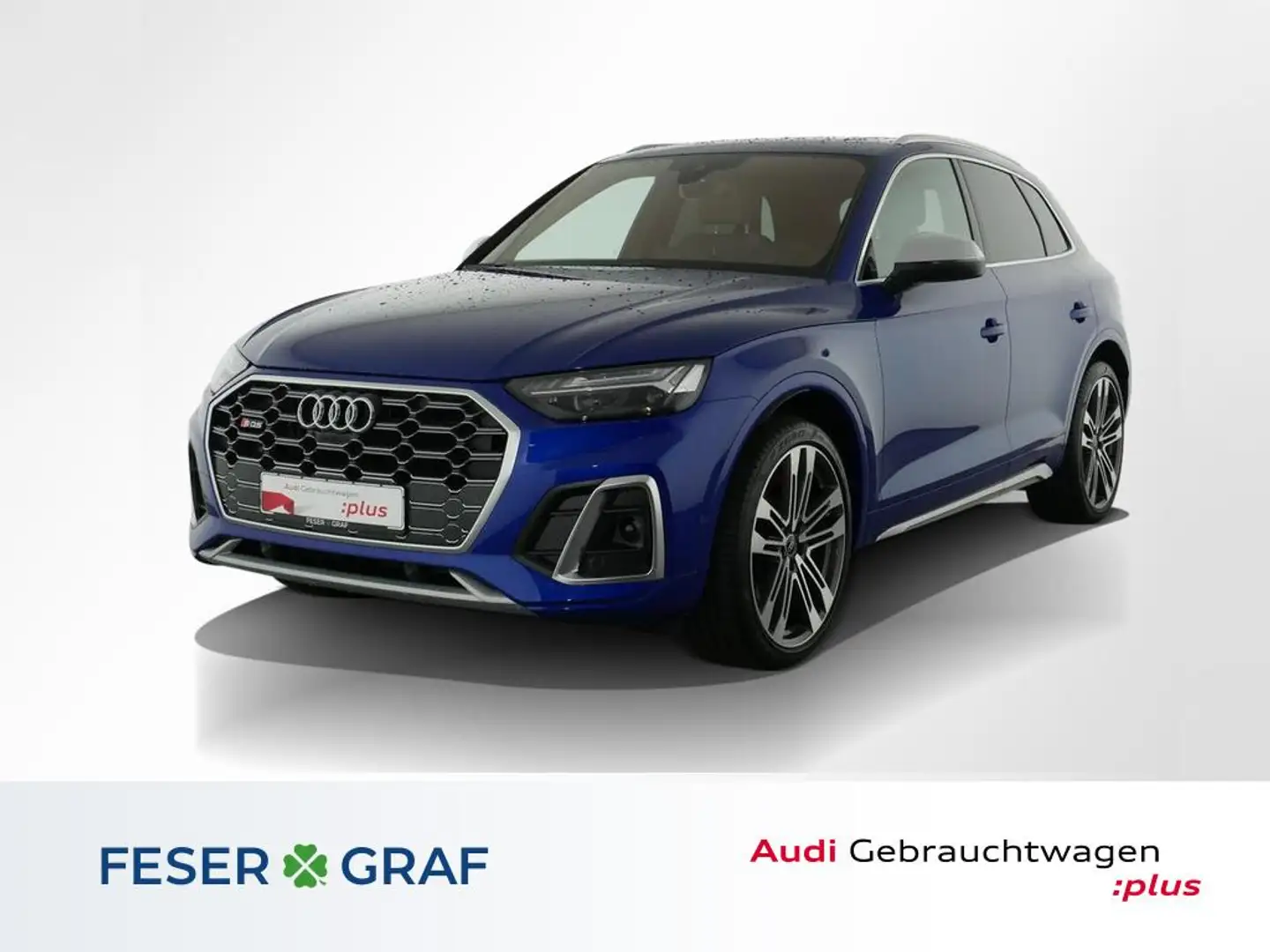 Audi SQ5 TDI Pano,AHK,Luft/air,B&O,HUD,Matrix Albastru - 1