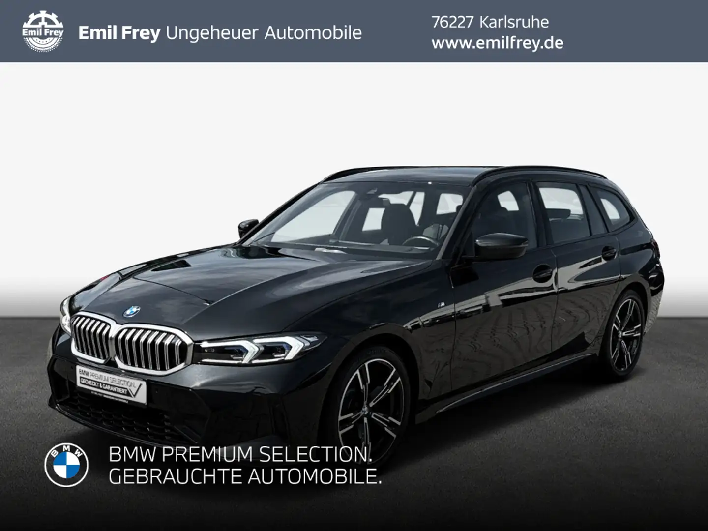 BMW 318 i Touring Aut. Schwarz - 1