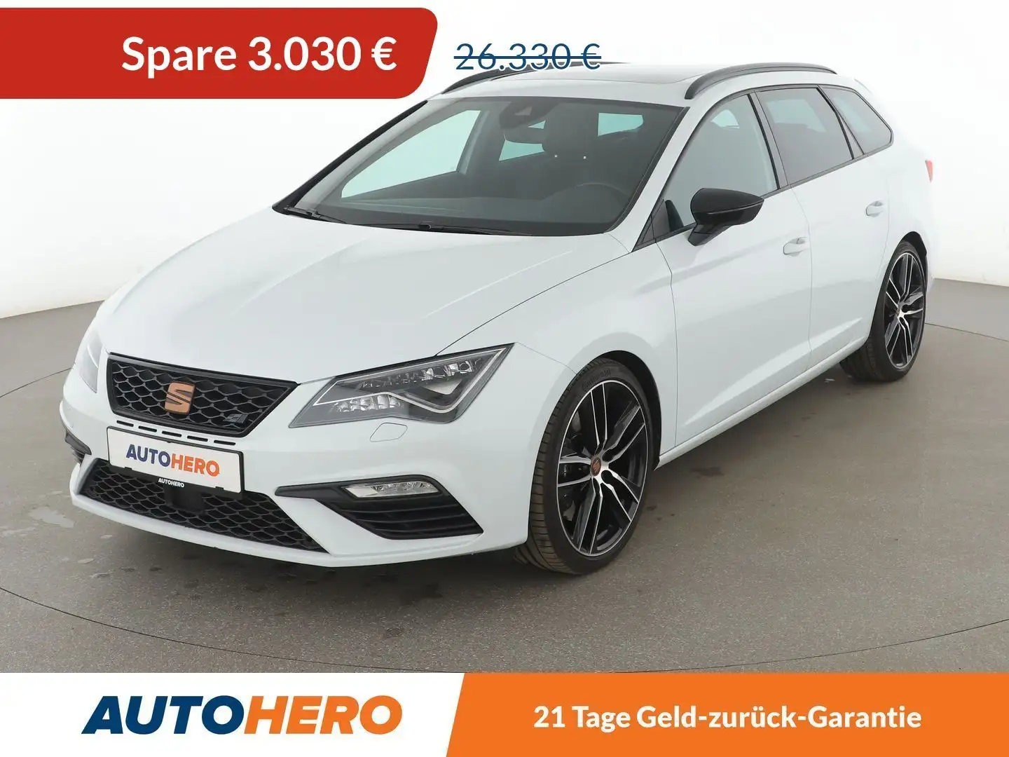 SEAT Leon 2.0 TSI Cupra 300 4Drive Aut.*ACC*BEATS*PANO*NAVI* Weiß - 1