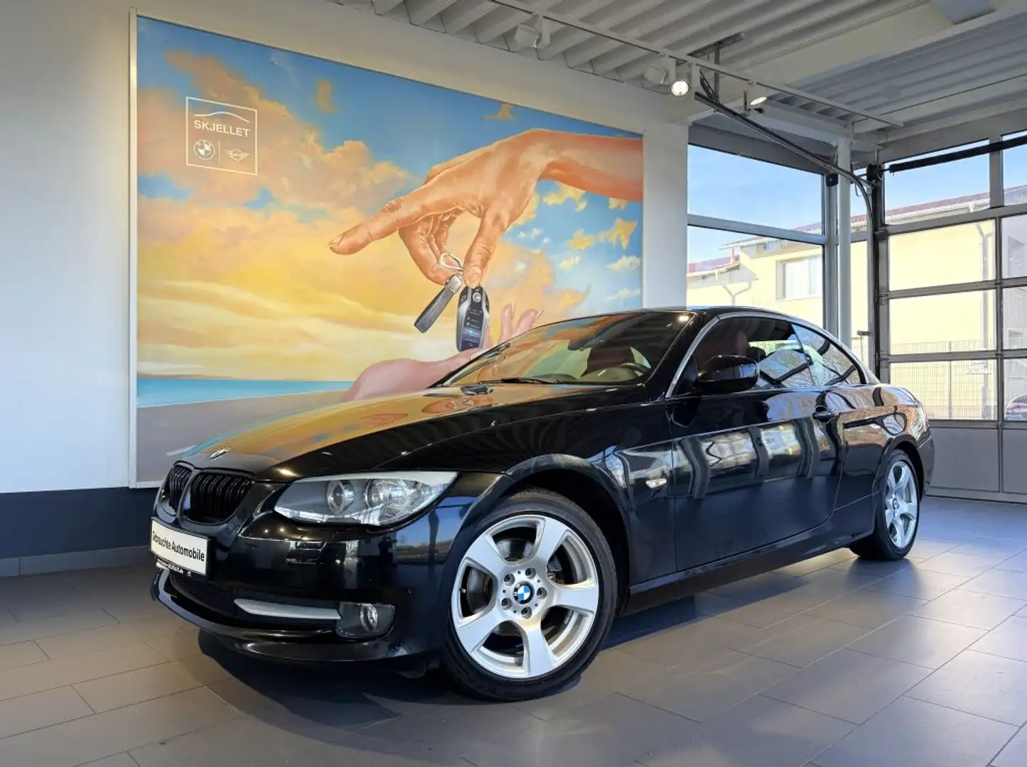 BMW 320 i Cabrio Edition Excl.LEDER+NAV+TEM+AHK+WINDS Schwarz - 2