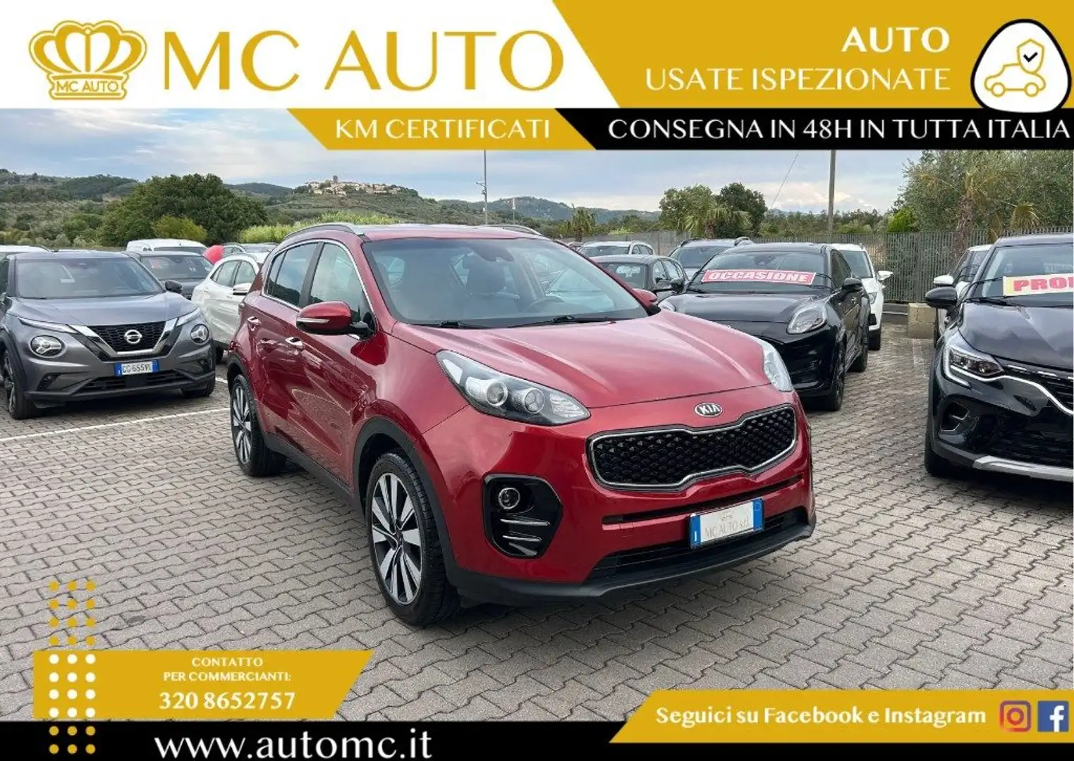 Kia Sportage 1.7 CRDI 2WD Class Rojo - 1